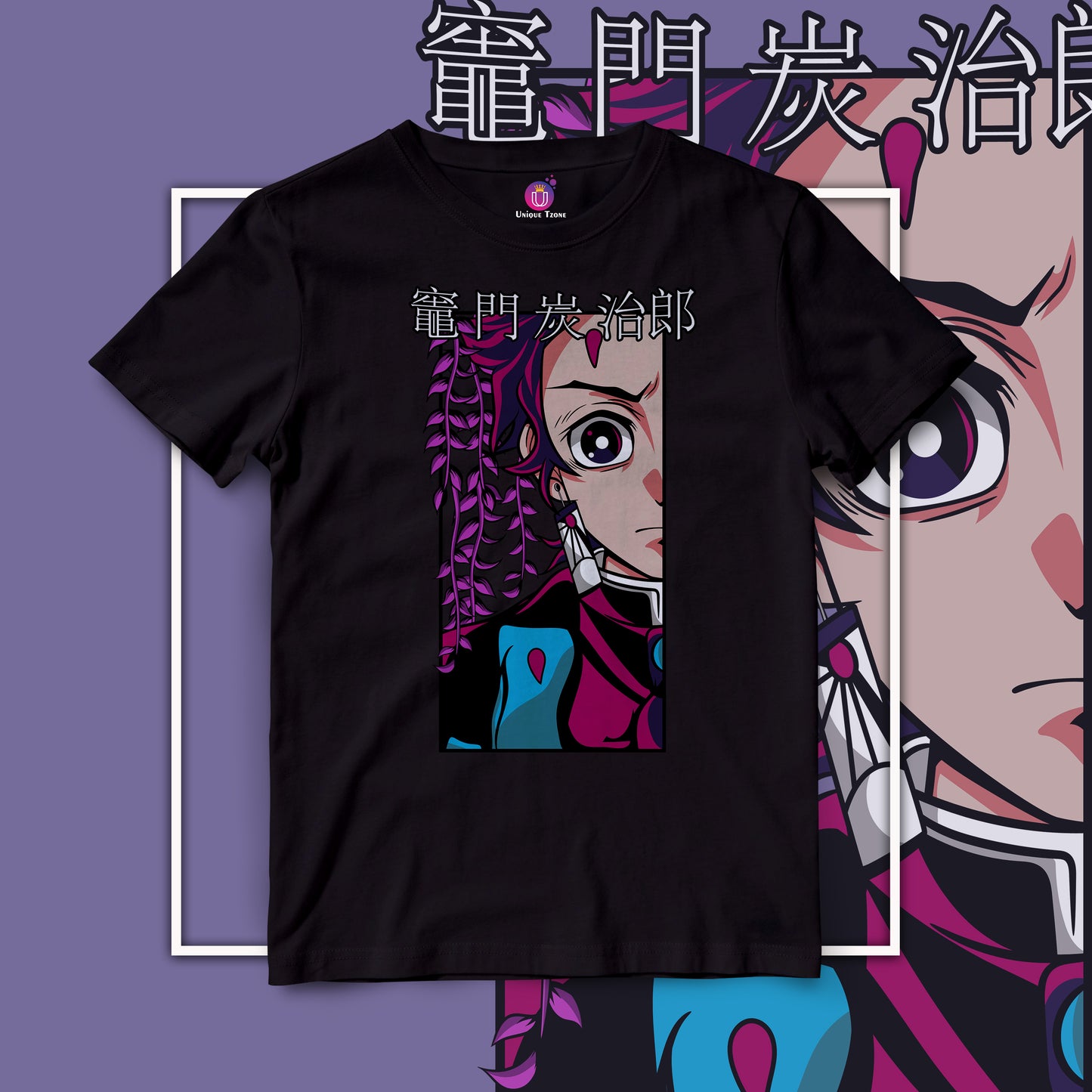 Kamado Tanjiro Demon Slayer Half Sleeve Unisex Anime Tshirt