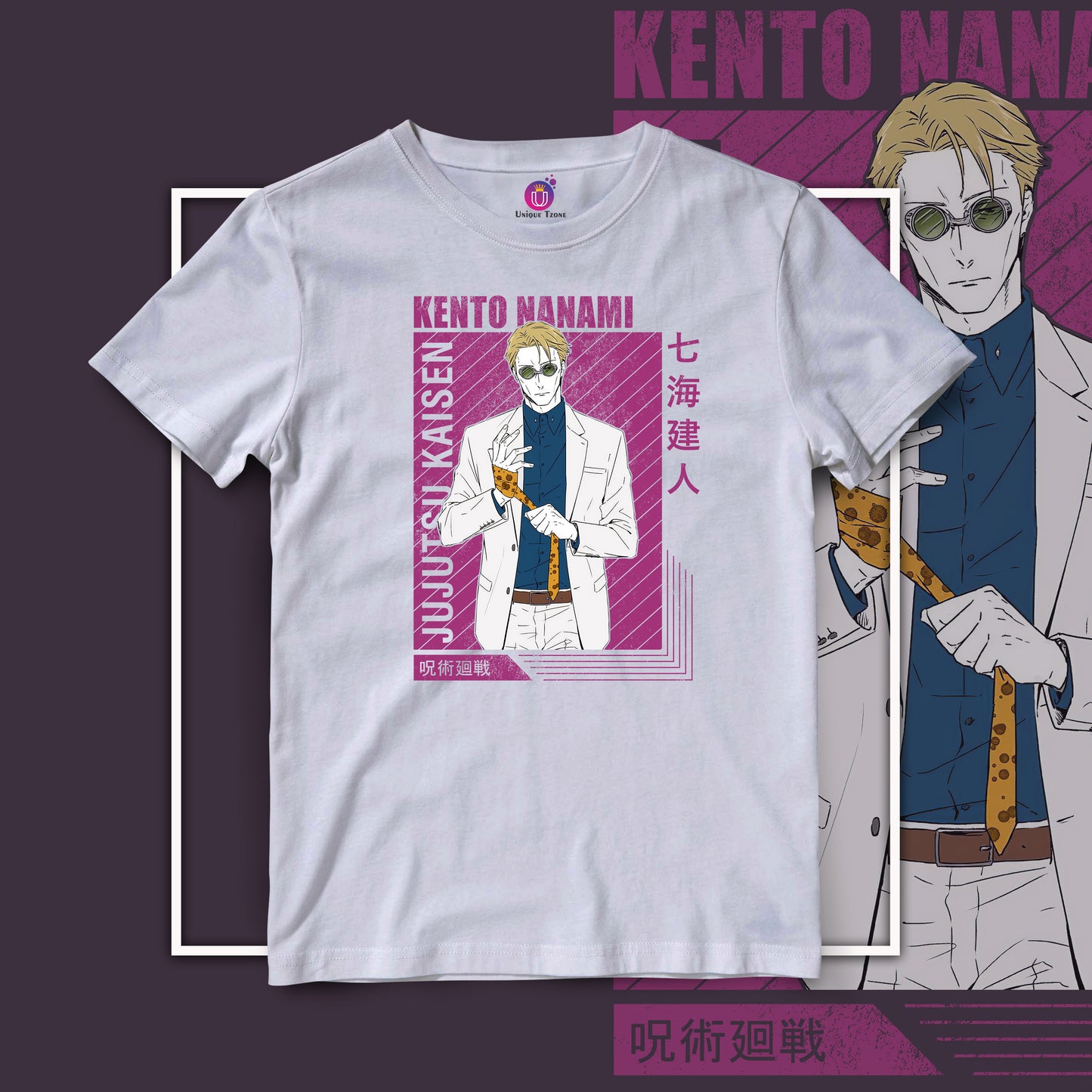Kento Nanami Jujutsu Kaisen Anime Graphics Unisex Tshirt