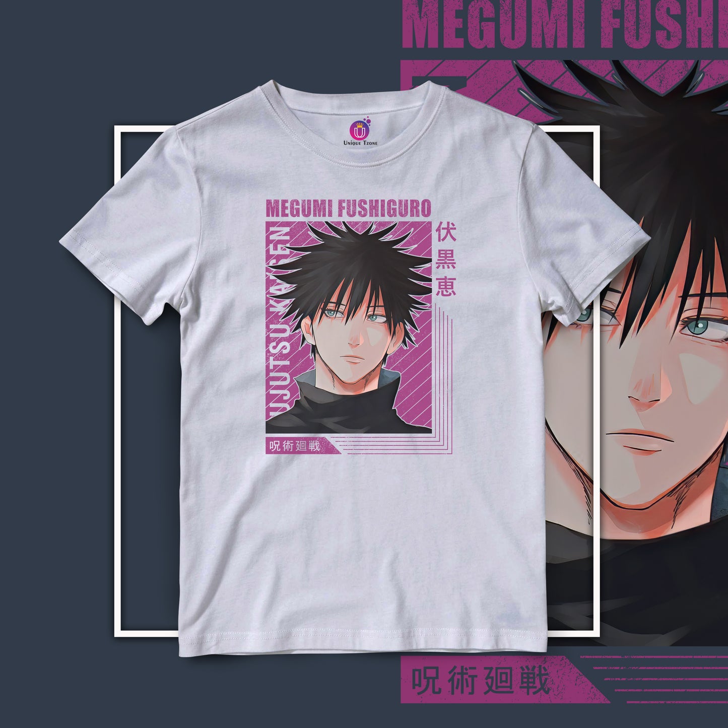 Megumi Fushiguro Jujutsu Kaisen Anime Graphics Unisex Tshirt