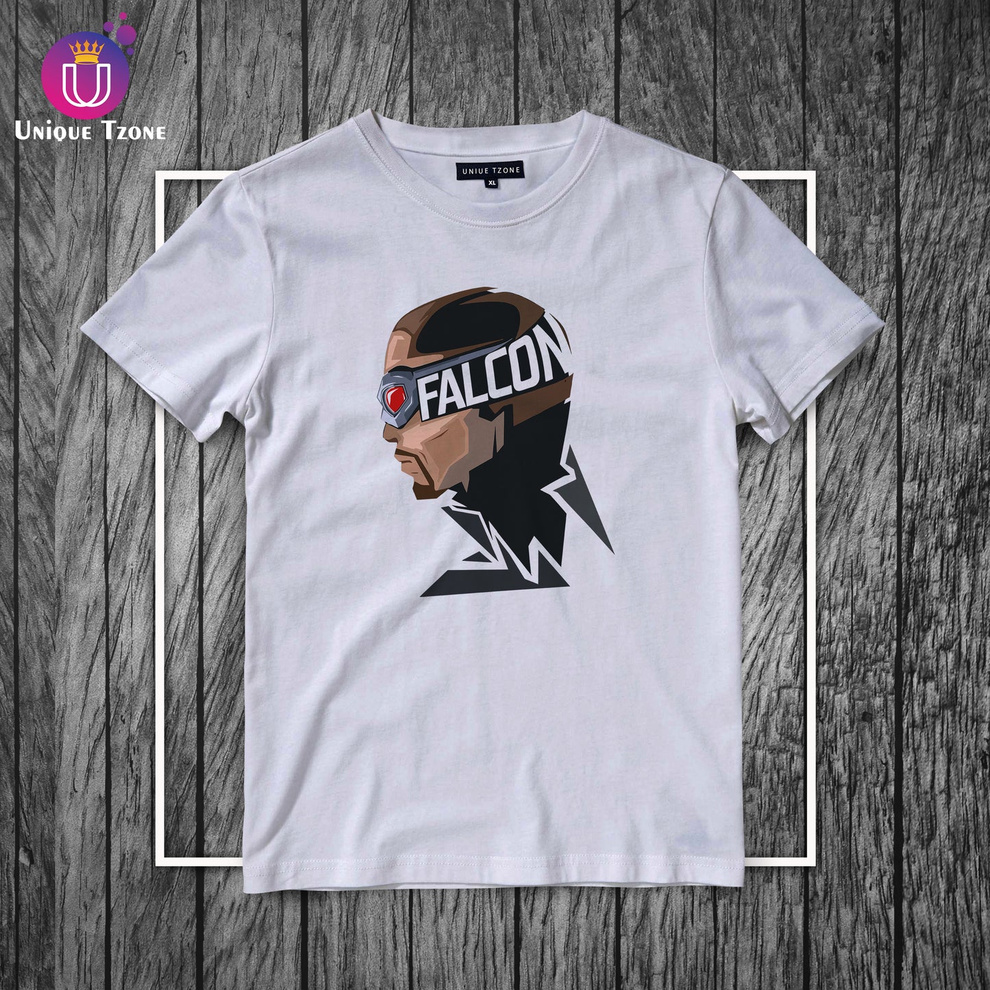 Falcon Marvel's Round Neck Half Sleeve Cotton T-shirt