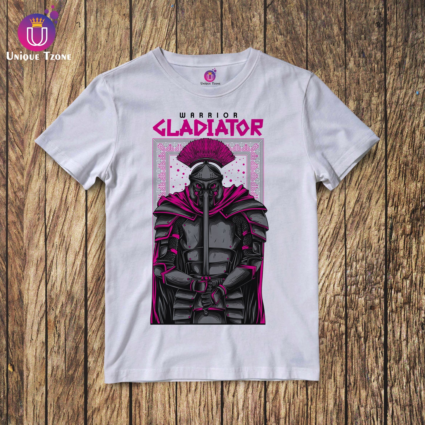 Gladiator Premium Unisex Round Neck Cotton Tshirt