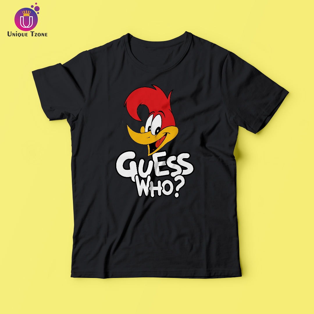 Guess Who Half Sleeve Round Neck Women Cotton T-shirt