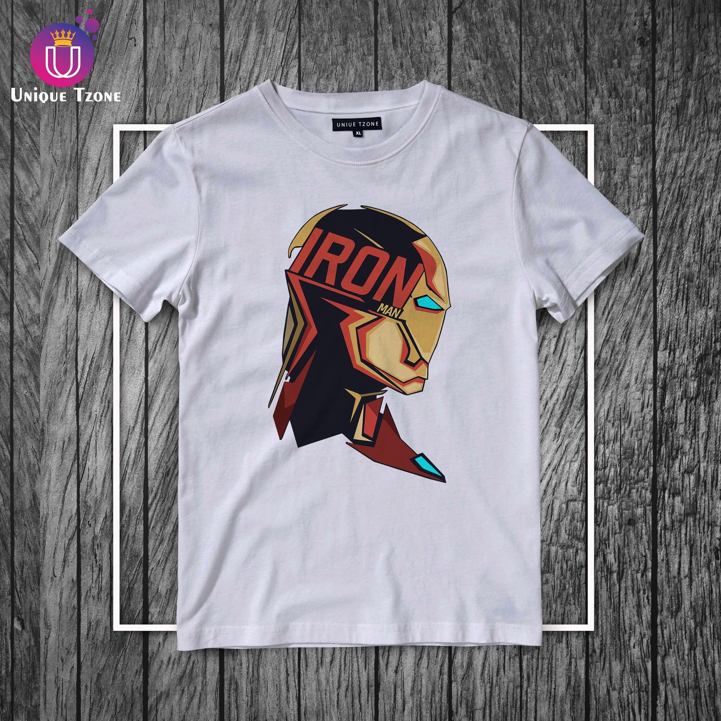 Iron Man Marvel's Round Neck Half Sleeve Pure Cotton T-shirt